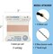 Griffin Nylon Bead Cord Perlseide – Size 3 (0.50mm) – 2 Meters per Card – Stainless Steel Needle Attached – for Knotting Pearls, Gemstones, Crystals and Beads